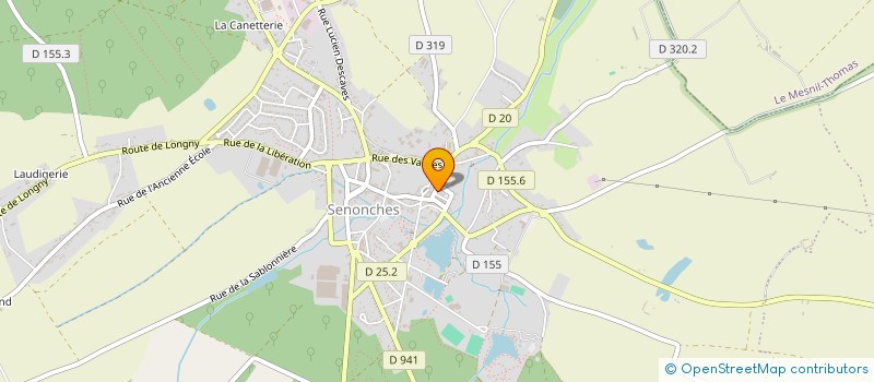 localisation de l'entreprise VAKATOMA à SENONCHES