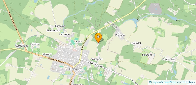 localisation de l'entreprise VAKE BTP  GABARRET