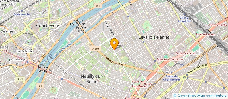 localisation de l'entreprise VAKOKA à NEUILLY-SUR-SEINE