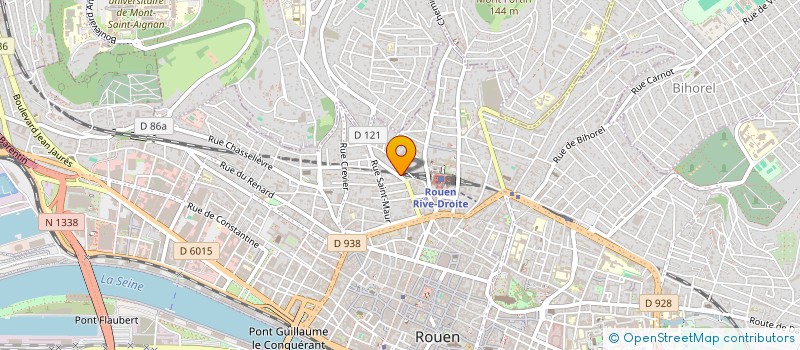 localisation de l'entreprise VAKOM RLH  ROUEN