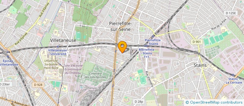 localisation de l'entreprise VAL à PIERREFITTE-SUR-SEINE