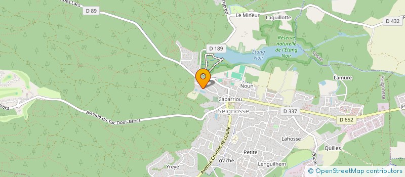 localisation de l'entreprise VAL  SEIGNOSSE