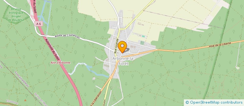 localisation de l'entreprise VAL  ARBONNE-LA-FORET