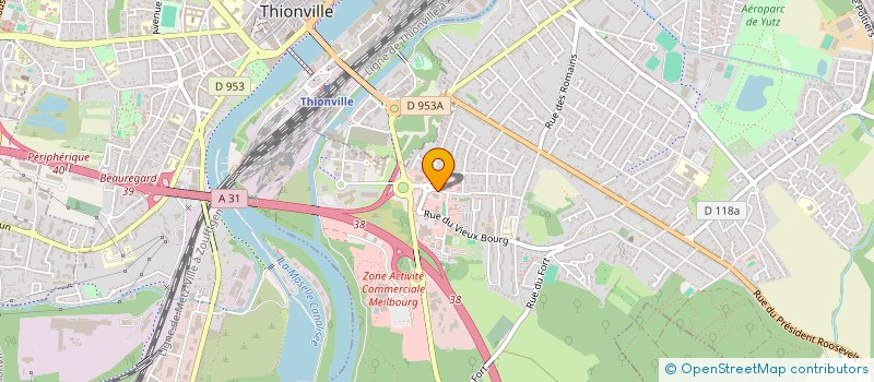 localisation de l'entreprise VAL  YUTZ