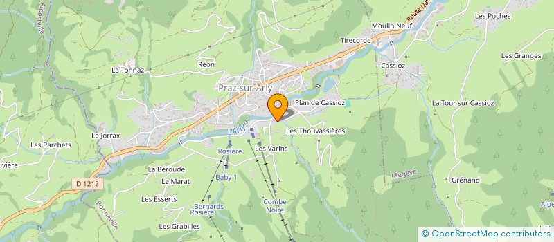 localisation de l'entreprise VAL  PRAZ-SUR-ARLY