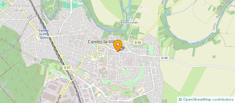 localisation de l'entreprise VAL  COMBS-LA-VILLE