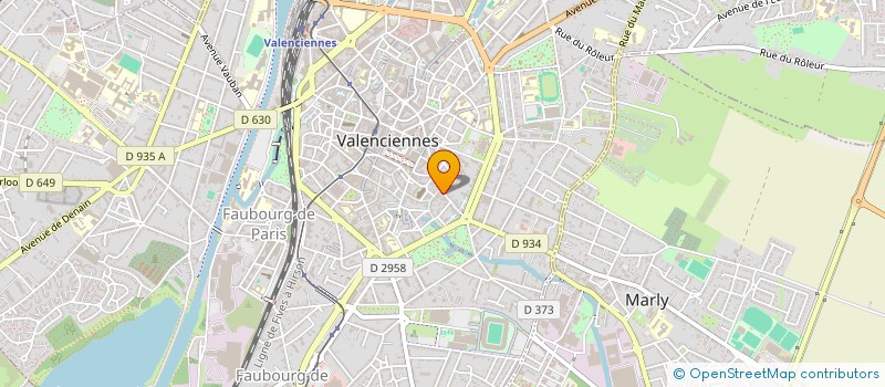 localisation de l'entreprise VAL ACCUEIL A.V.F  VALENCIENNES