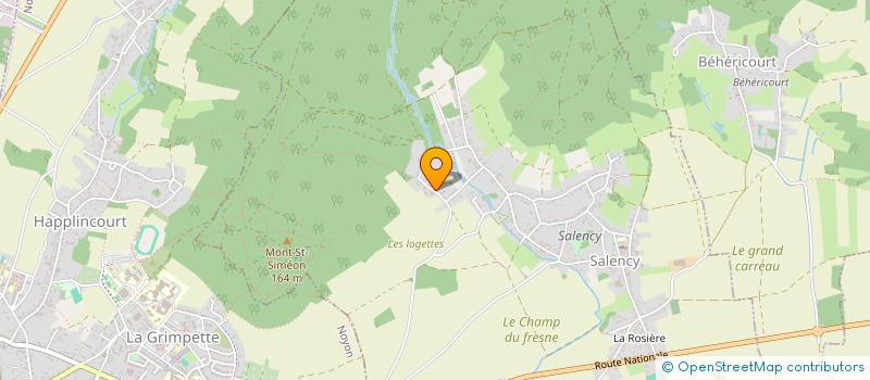 localisation de l'entreprise VAL'AIR  THOUROTTE