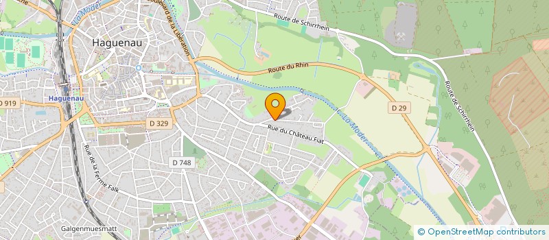 localisation de l'entreprise VAL ANDRE  HAGUENAU