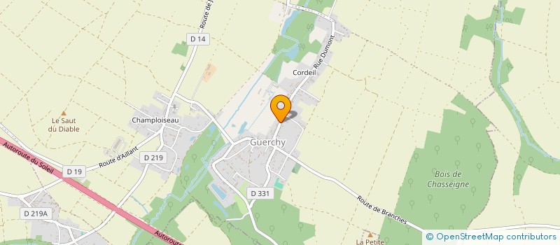 localisation de l'entreprise VAL AUBRY  VALRAVILLON