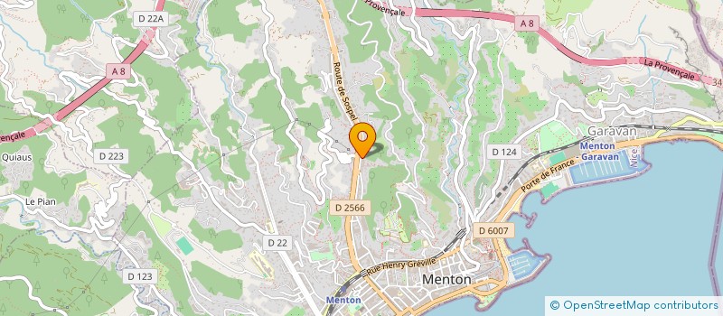 localisation de l'entreprise VAL AUTO à MENTON