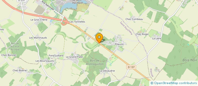 localisation de l'entreprise VAL BOISE  SAINT-PORCHAIRE