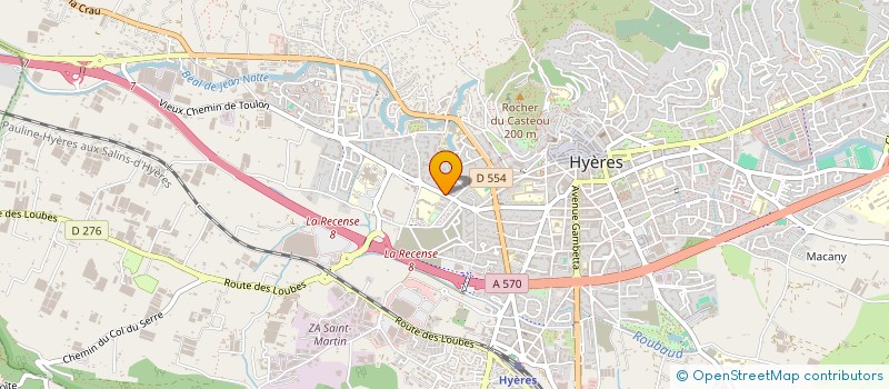 localisation de l'entreprise VAL BRISE à HYERES