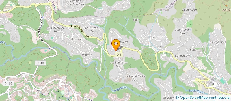 localisation de l'entreprise VAL CAJOL PROPERTIES  BIOT