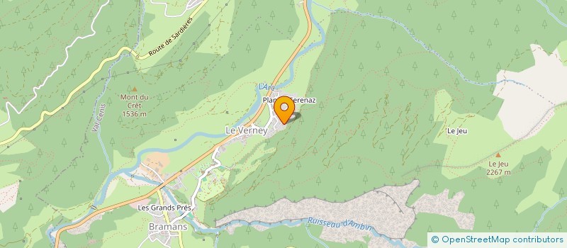 localisation de l'entreprise VAL CENIS ENR  VAL-CENIS