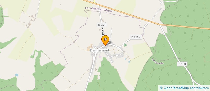 localisation de l'entreprise VAL CERISIER à DAMREMONT