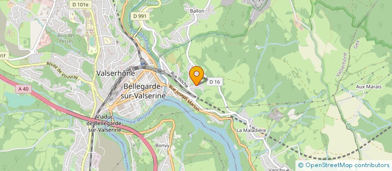 localisation de l'entreprise VAL CHANVRE FRANCE à VALSERHONE