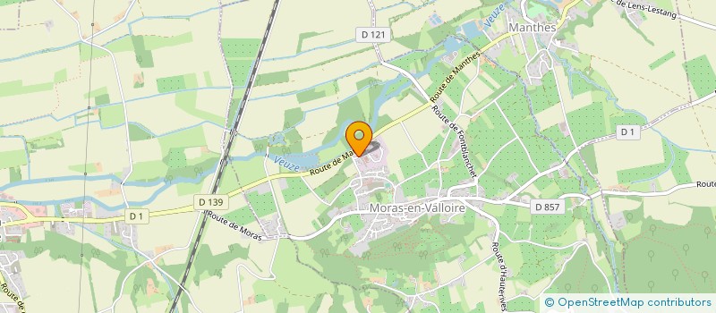 localisation de l'entreprise VAL-CHEVY  MORAS-EN-VALLOIRE