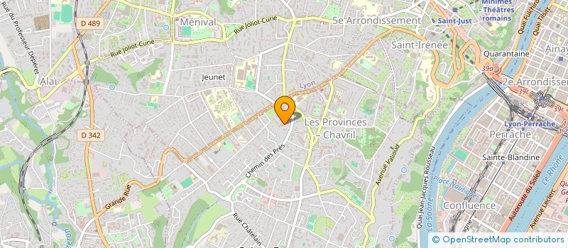 localisation de l'entreprise VAL&CO  SAINTE-FOY-LES-LYON