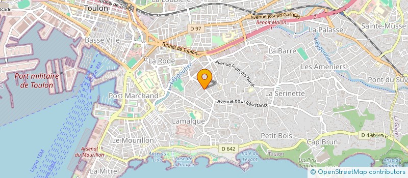 localisation de l'entreprise VAL'COX MENUISERIES  TOULON