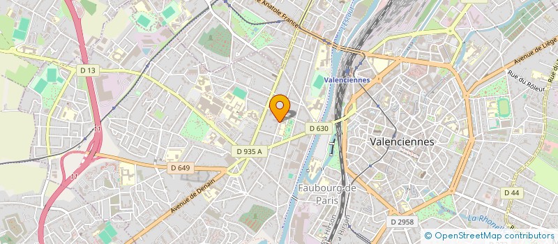 localisation de l'entreprise VAL CREME à VALENCIENNES