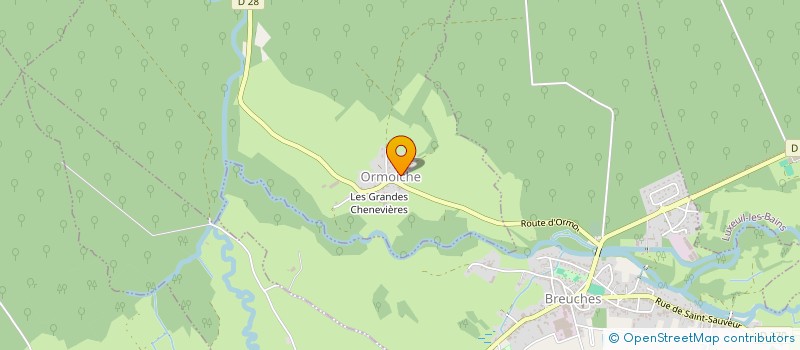 localisation de l'entreprise VAL & CY - LAU  ORMOICHE