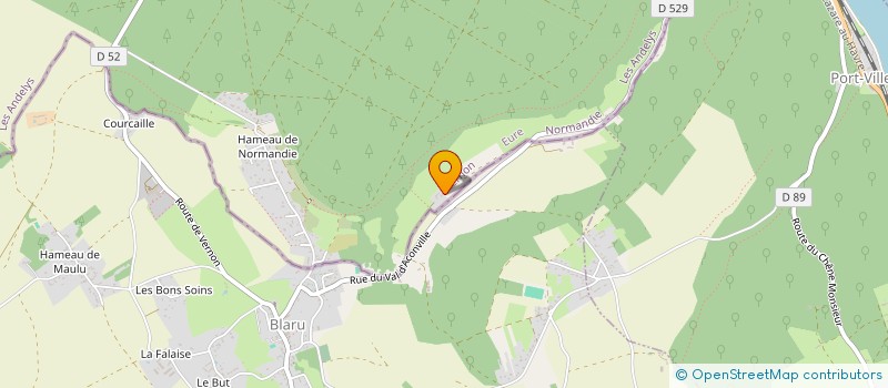 localisation de l'entreprise VAL D'ACONVILLE  VERNON