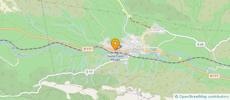 localisation de l'entreprise VAL D'AROMES  MAURY