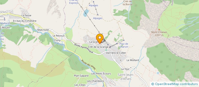 localisation de l'entreprise VAL D'ARVAN  SAINT-JEAN-D'ARVES