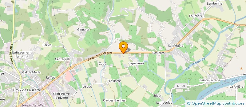 localisation de l'entreprise VAL D'AUTAN à MOISSAC
