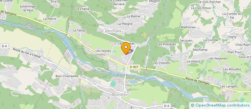 localisation de l'entreprise VAL D AYAS  VERCHAIX