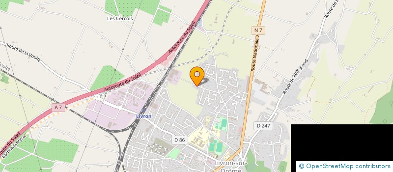 localisation de l'entreprise VAL D'EMPLOI à LIVRON-SUR-DROME