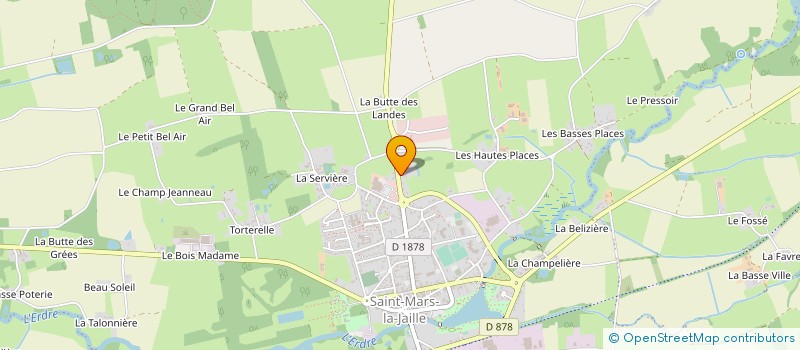 localisation de l'entreprise VAL D'ERDRE DISTRIBUTION à VALLONS-DE-L'ERDRE