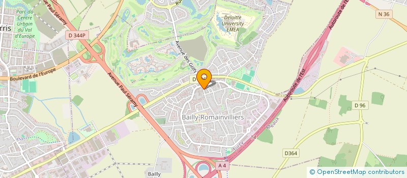 localisation de l'entreprise VAL D'EUROPE EXPERTISE AUTO  LAGNY-SUR-MARNE