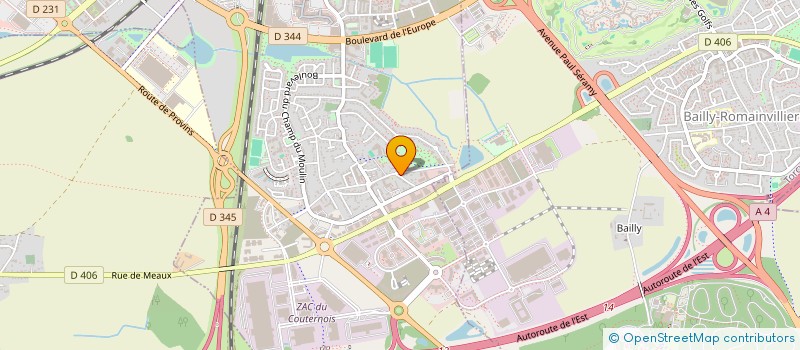 localisation de l'entreprise VAL D'EUROPE QUAD EXPERIENCE  SERRIS