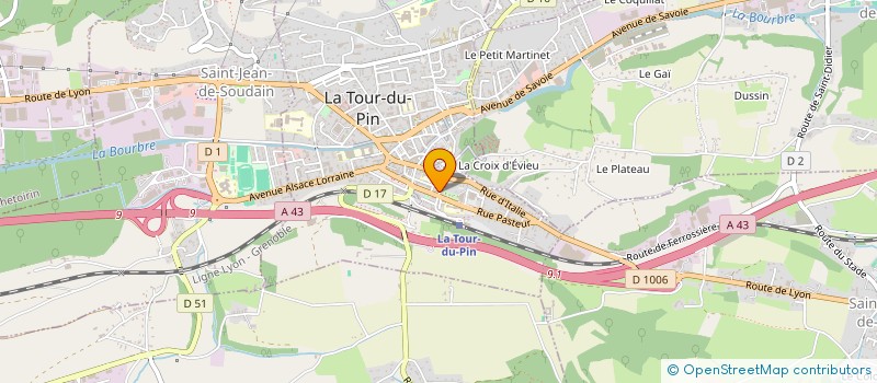 localisation de l'entreprise VAL D'HUERT  DOLOMIEU