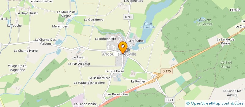 localisation de l'entreprise VAL D'ILLE AUBIGNE ACCUEIL MIGRANTS à ANDOUILLE-NEUVILLE