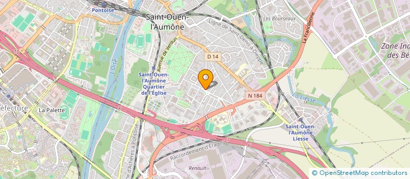 localisation de l'entreprise VAL D OISE AUTO DEPANNAGE EXPRESS à SAINT-OUEN-L'AUMONE