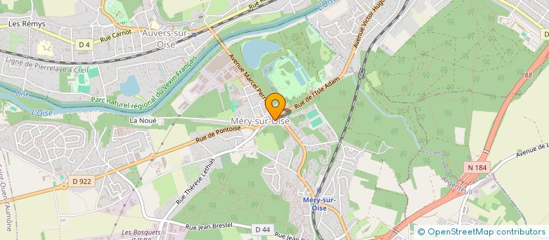 localisation de l'entreprise VAL D OISE AUTO PIECES à MERY-SUR-OISE