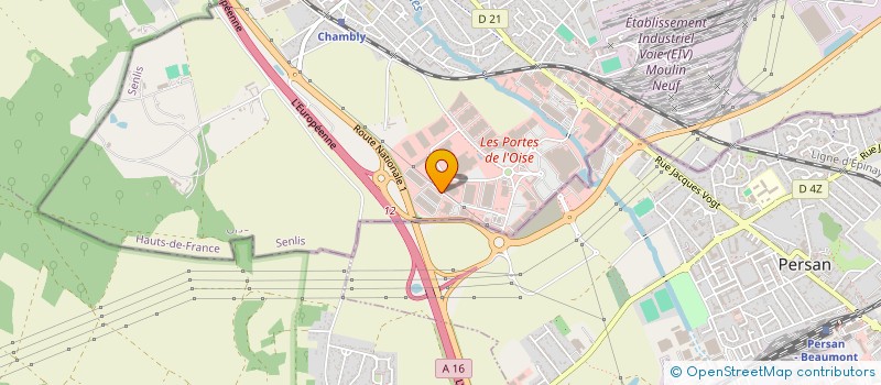 localisation de l'entreprise VAL D OISE CLOTURES à CHAMBLY