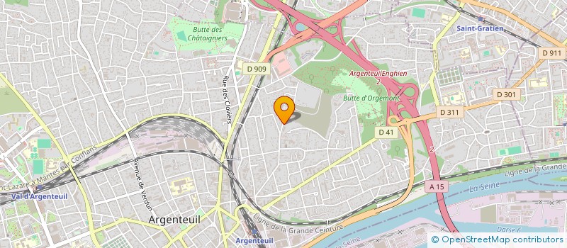 localisation de l'entreprise VAL D'OISE HOME  ARGENTEUIL