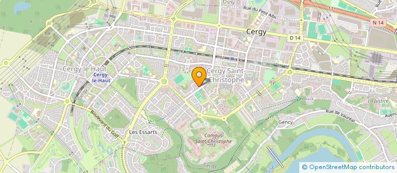 localisation de l'entreprise VAL D OISE SERVICES à CERGY