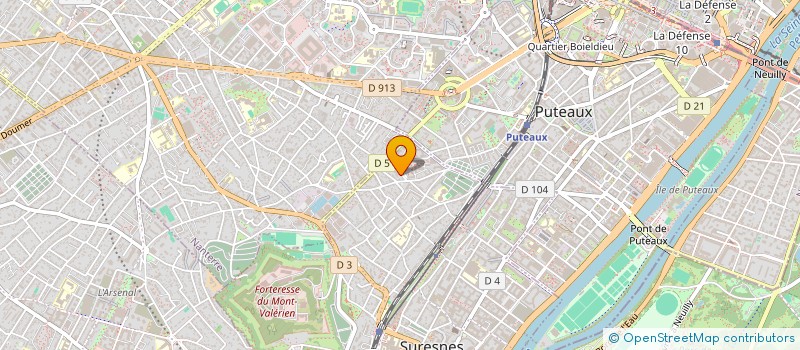 localisation de l'entreprise VAL D OISIENNE DE RESTAURATION à SURESNES