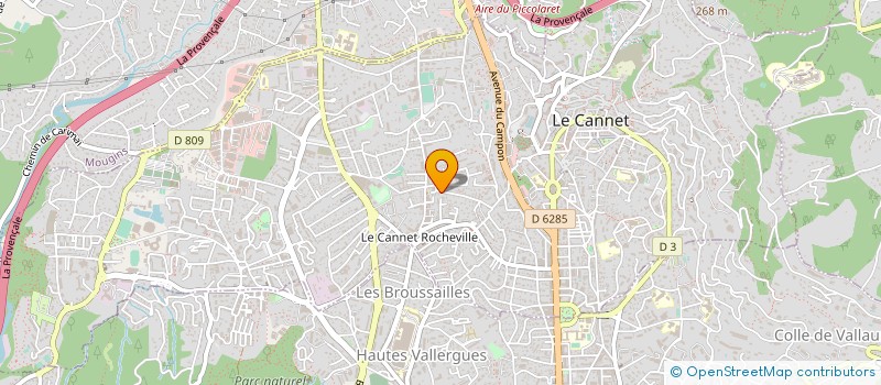 localisation de l'entreprise VAL D OR à LE CANNET