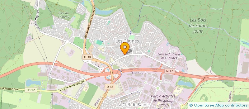 localisation de l'entreprise VAL D'OR  PLAISIR