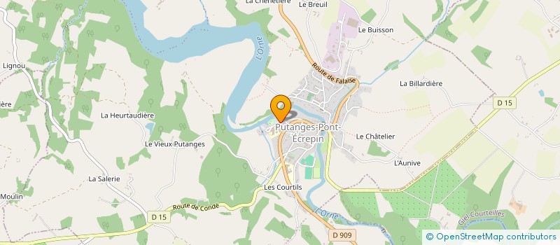 localisation de l'entreprise VAL D'ORNE à PUTANGES-LE-LAC