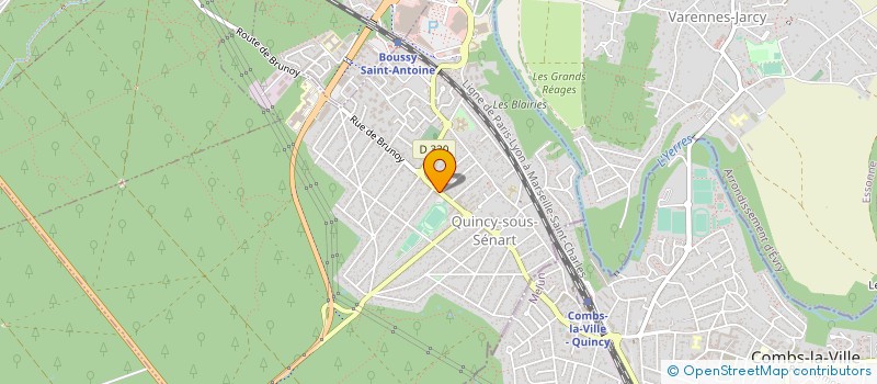 localisation de l'entreprise VAL D'YERRES IMMOBILIER à QUINCY-SOUS-SENART