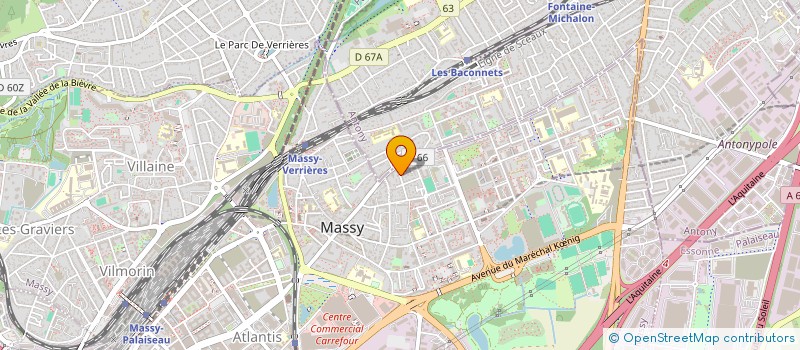 localisation de l'entreprise VAL D YVETTE PROPRETE à MASSY