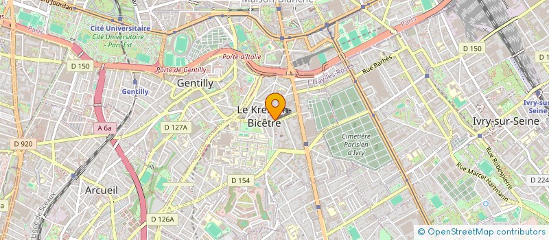 localisation de l'entreprise VAL DE BIEVRE SYNDIC  LE KREMLIN-BICETRE