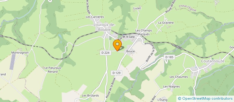 localisation de l'entreprise VAL DE BOUBLE  LOUROUX-DE-BOUBLE